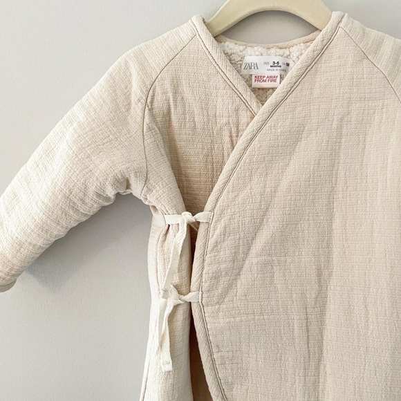 Zara Baby Sherpa Lined Jumpsuit - Picture 2 of 2